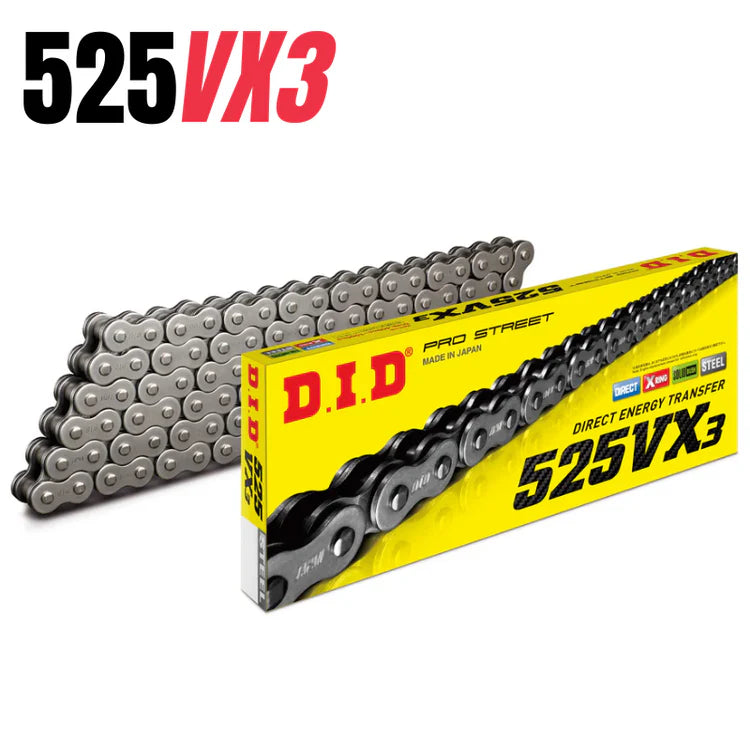 CHAINS 525 VX3 X-RING RANGE