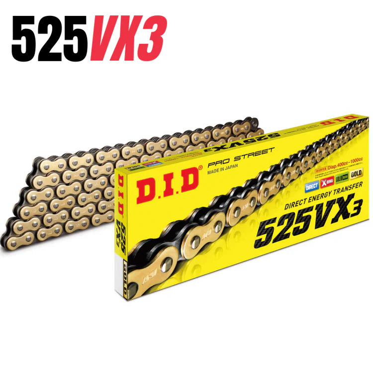 CHAINS 525 VX3 X-RING RANGE