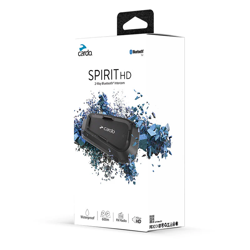 Cardo Spirit HD Communication System Single Pack