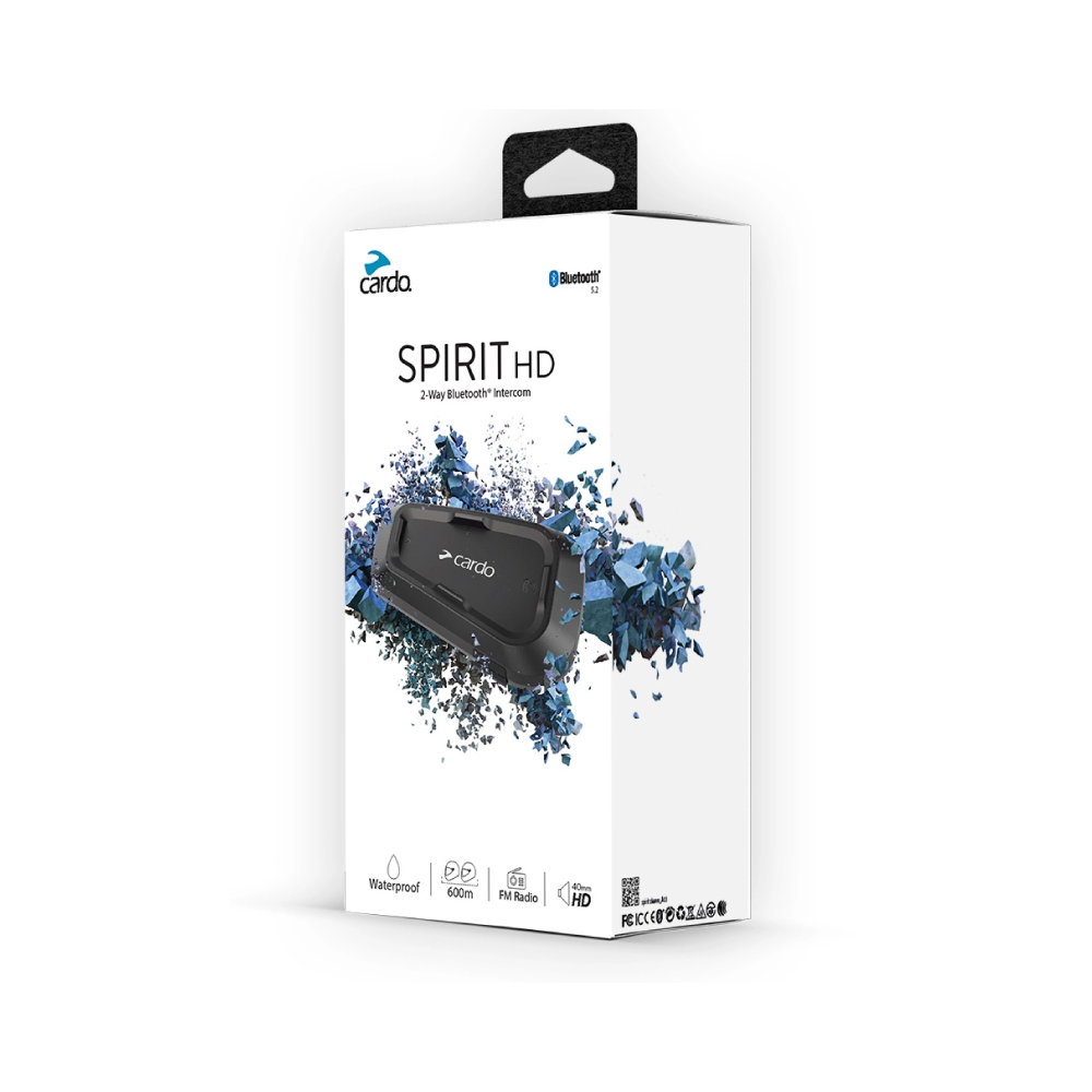 Cardo Spirit HD Communication System Single Pack