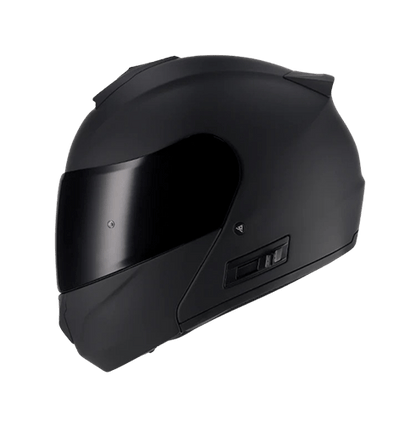 SGI Fusion 2.0 Matt Black Flip Up Motorcycle Helmet