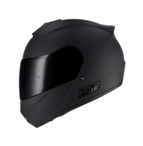 SGI Fusion 2.0 Matt Black Flip Up Motorcycle Helmet